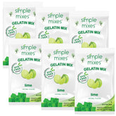 Simple Mixes empaque frontal mostrando pack de seis sobres y beneficio conveniencia