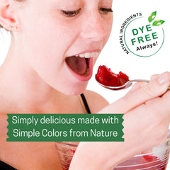 Simple Mixes gelatina servida en vaso, presentación lista para consumir
