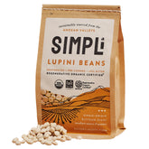 SIMPLi empaque frontal lupini mostrando la marca y beneficio proteico