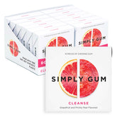 SIMPLY Gum frontal del empaque mostrando el diseño y beneficio natural
