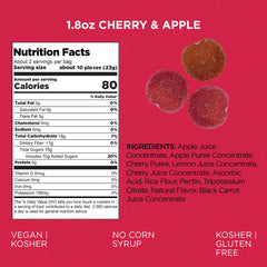 simply gummies paquete individual abierto listo para comer