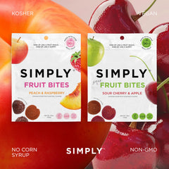 simply gummies variedad de sabores en filas para elegir fácilmente
