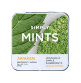Simply Mints lata frontal mostrando diseño y frescor
