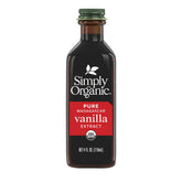 Simply Organic frasco frontal mostrando contenido y cierre, aroma preservado