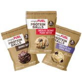 simplyFUEL paquete frontal mostrando diseño y variedad de chocolate