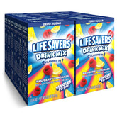 SINGLES TO GO! frontal de la caja con sabor Raspberry Lemonade mostrando beneficio de sabor frutal