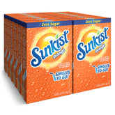 SINGLES TO GO! Sunkist frente del empaque mostrando 72 sobres y facilidad de transporte