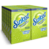 SINGLES TO GO! Sunkist paquete frontal mostrando cajas y sobres, fácil transporte