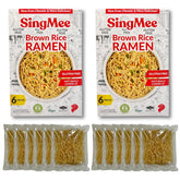 SingMee paquete frontal mostrando marca y sin gluten, opción limpia para despensa
