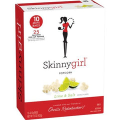 Skinny Girl textura de las palomitas crocantes con sabor lima y sal
