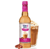 Skinny Mixes Butter Pecan botella frontal mostrando etiqueta clara y tamaño