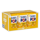SkinnyPop bolsa frontal mostrando diseño y porción práctica