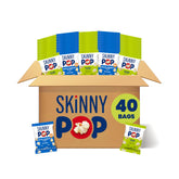 SkinnyPop paquete frontal con 40 mini bolsas, opción práctica