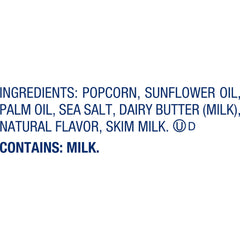 SkinnyPop primer plano de textura de palomitas resaltando ligereza