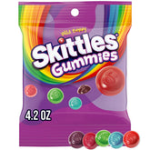 SKITTLES empaque frontal mostrando el diseño y beneficios de compartir