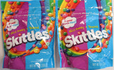 Skittles frontal pack Wild Berry y Tropical mostrando variedad y conveniencia
