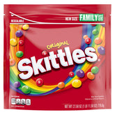 Skittles paquete frontal mostrando bolsas de 27.5 oz beneficio cantidad