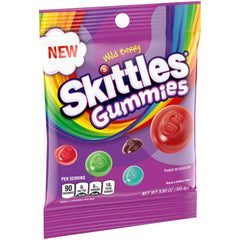 Skittles mostrando el frente del empaque Wild Berry y su atractivo visual