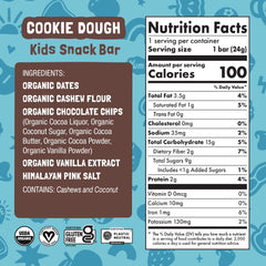 Skout Organic detalle de pepitas de chocolate visibles, sabor auténtico