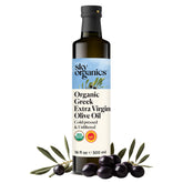 Sky Organics botella frontal 500 ml mostrando su envase oscuro y calidad