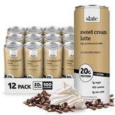 Slate lata Sweet Cream frente mostrando diseño y conveniencia