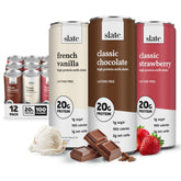 Slate lata frontal mostrando el pack Neapolitan y conveniencia instantánea