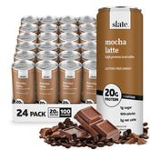 Slate lata frontal mostrando diseño y conveniencia para energía rápida