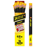 Slim Jim empaque frontal mostrando caja de 24 unidades con ahorro