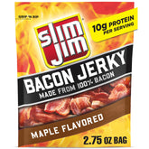 Slim Jim paquete frontal mostrando bolsas individuales y conveniencia para llevar