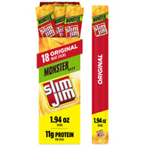 Slim Jim pack frontal mostrando caja y diseño para identificar producto
