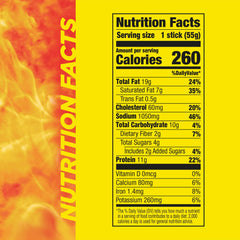 Slim Jim palito 1.94 oz en primer plano con proteína visible