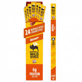 Slim Jim paquete frente mostrando diseño Buffalo Wild Wings y conveniencia