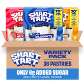 SMART TART paquete frente mostrando caja de 36 unidades y variedad de sabores