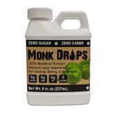Smart138 Monk Drops bote frontal mostrando etiqueta clara y ventaja sin calorías
