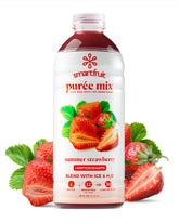 Smartfruit botella frontal mostrando etiqueta y tamaño práctico