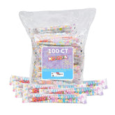 Smarties empaque frontal mostrando bolsa de 5 lb y 100 unidades, ideal para fiestas