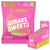 SmartSweets bolsa frontal con diseño y texto visible, llama a probar sabor sandía