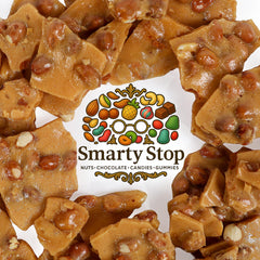Detalle de la textura crujiente de Smarty Stop que destaca el brillo y la fractura perfecta