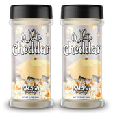 Smash Seasonings dos frascos frontales mostrando el empaquetado práctico y resellable