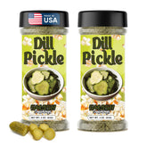 Smash Seasonings frasco frontal Dill Pickle muestra aspecto y uso fácil