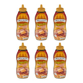 Smucker's paquete frontal de seis botellas mostrando ahorro y disponibilidad