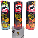 SNACKIFYME pack frontal en caja regalo mostrando las tres latas y variedad de sabores