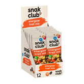 Snak Club empaque frontal mostrando diseño y información nutricional, práctico para llevar