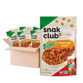 Snak Club paquete frontal mostrando maíz Tajín, conveniencia inmediata