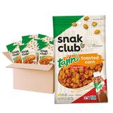 Snak Club frente del empaque mostrando sabor Tajín y beneficio de porciones individuales