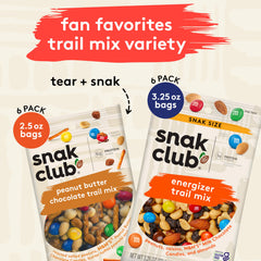 Snak Club Energizer close-up mostrando mezcla crujiente y balance