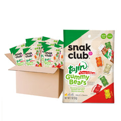 Snak Club ositos de fruta en paquete frontal, mirada rápida del contenido y conveniencia