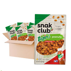 Snak Club frente del empaque mostrando bolsa resellable y marca
