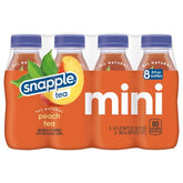 Snapple botella frontal pack mostrando diseño y frescura