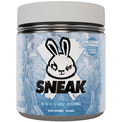 SNEAK Blizzard limonada vista frontal del envase mostrando marca y beneficios